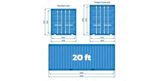 20 ft shipping containers Warwick