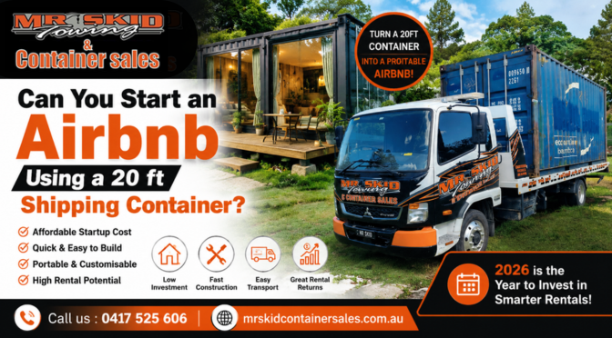 Can You Start an Airbnb Using a 20 ft Shipping Container?
