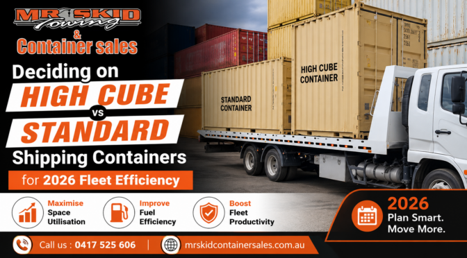 Deciding on High Cube vs Standard Shipping Containers for 2026 Fleet Efficiency