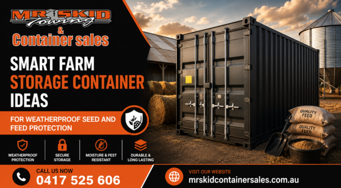 Smart Farm Storage Container Ideas for Weatherproof Seed and Feed Protection